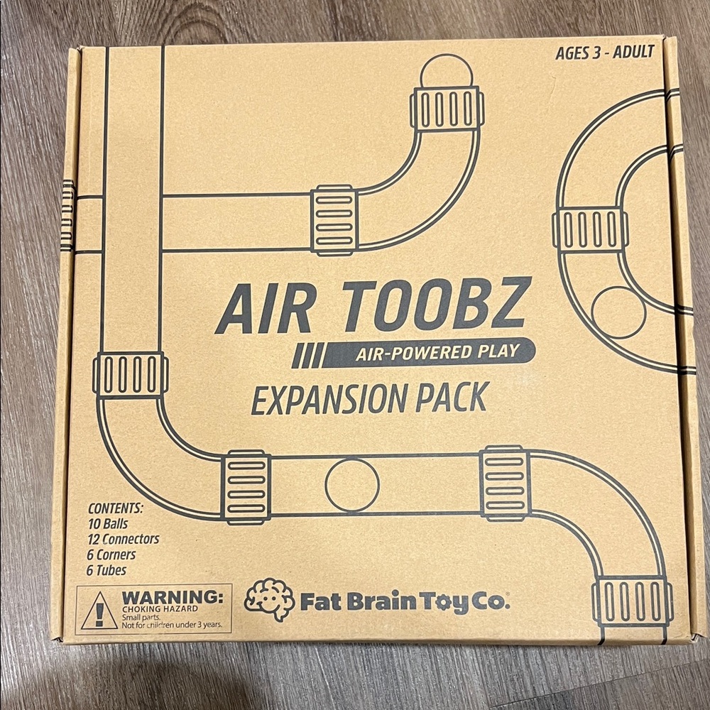 Fat Brain Toy Co. Air Toobz Expansion Pack - Black
